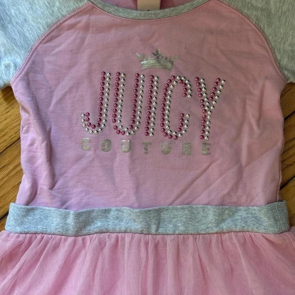 Pink Juicy Couture‎ childrens dress with rhinestone logo